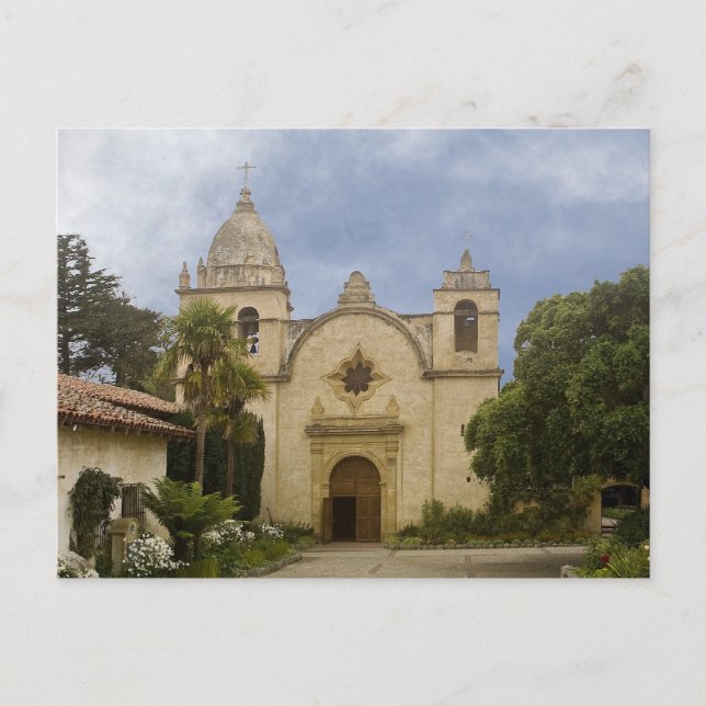 Mission San Carlos Borromeo de Carmelo Postkarte (Vorderseite)