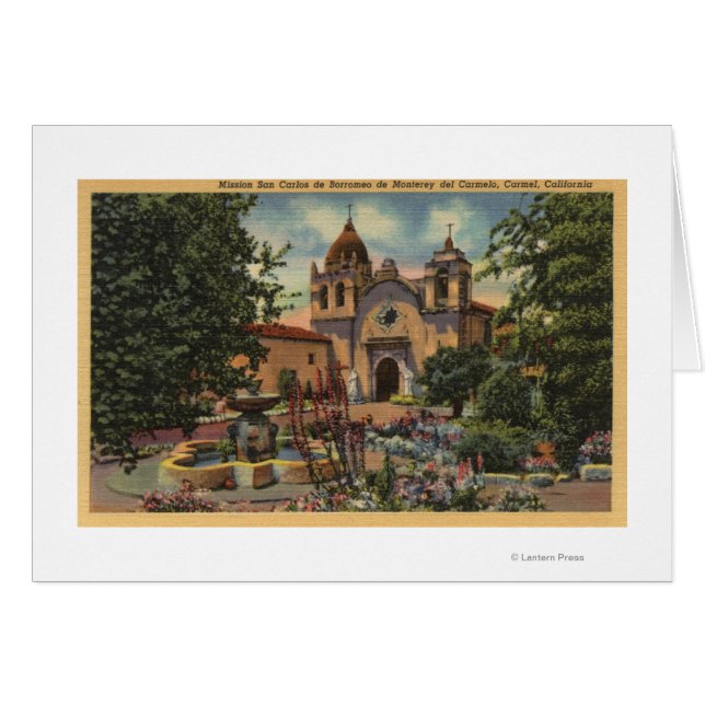 Mission San Carlos de Borromeo de Monterey (Vorderseite (Horizontal))