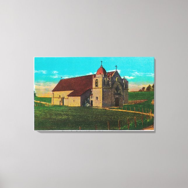 Mission San Carlos Del CarmeloCarmel, CA Leinwanddruck (Vorderseite)