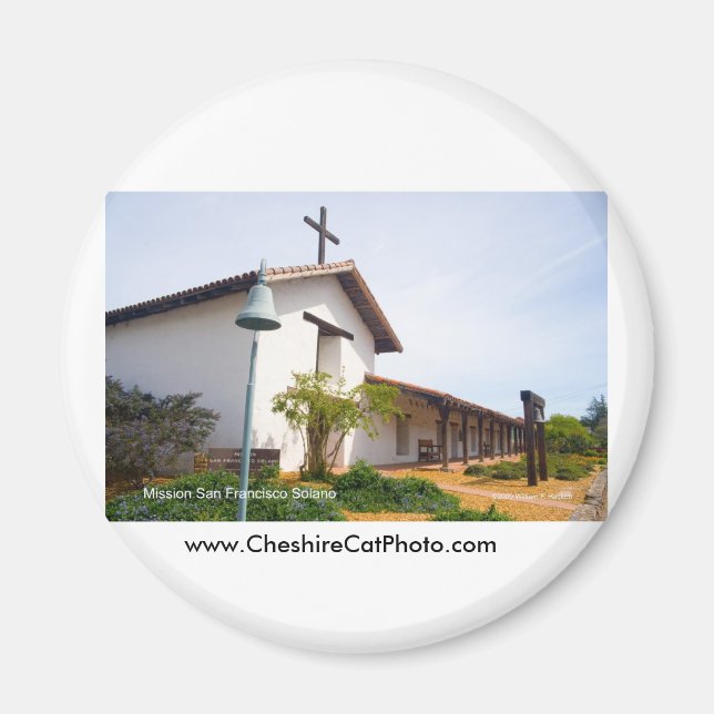 Mission San Francisco de Solano CA Products Magnet (Vorne)