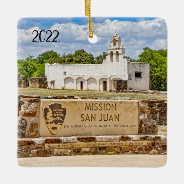 Mission San Juan 2, Keramikornament (Vorderseite)