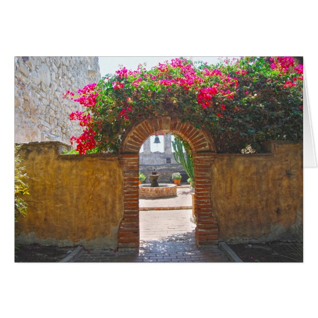 Mission San Juan Capistrano Courtyard Archway (Vorderseite (Horizontal))