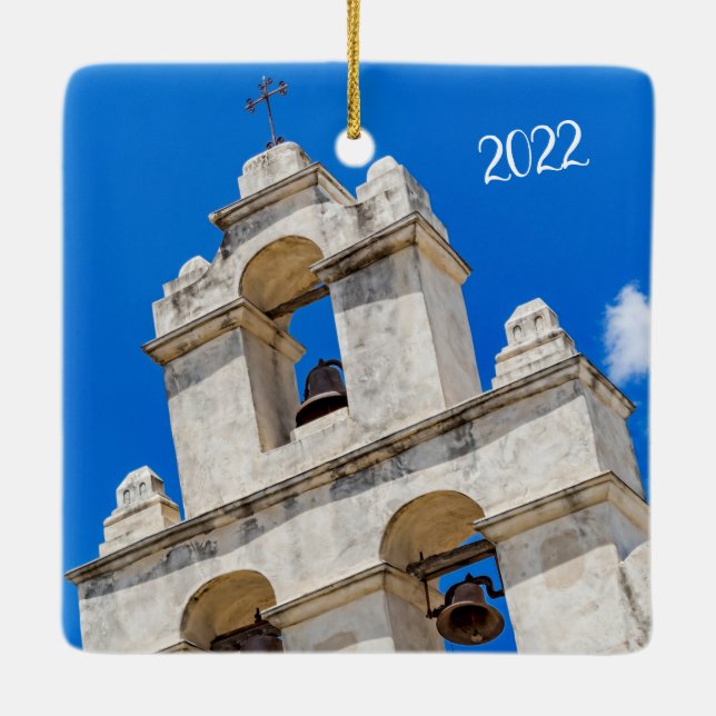 Mission San Juan, San Antonio, Keramikornament (Rückseite)