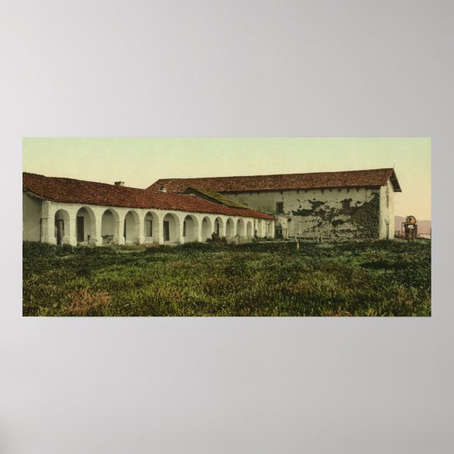 Mission San Miguel Arcangel 1898 Poster (Vorne)