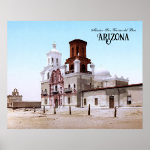 Mission San Xavier del Bac, Arizona Poster
