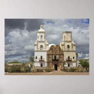 Mission San Xavier Poster