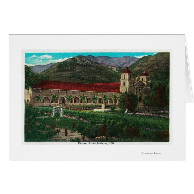 Mission Santa Barbara (Vorderseite (Horizontal))