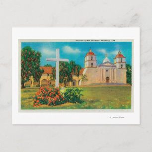Mission Santa Barbara View Postkarte