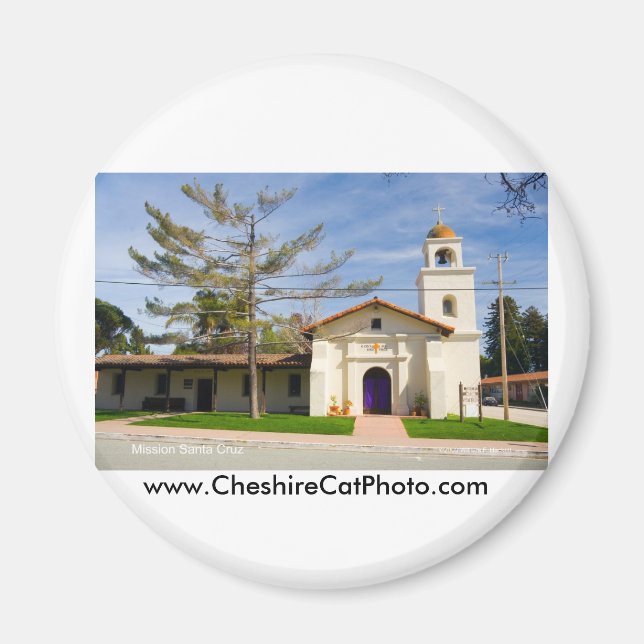 Mission Santa Cruz California Magnet (Vorne)