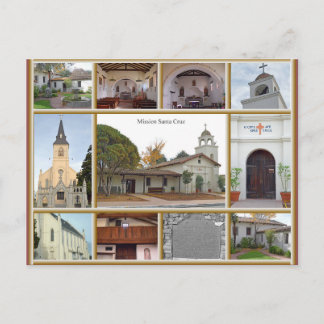 Mission Santa Cruz Postkarte