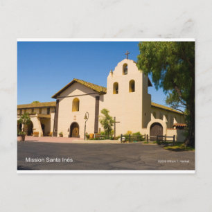 Mission Santa Inés California Products Postkarte