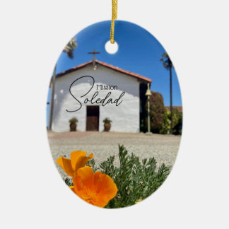 Mission Soledad Andenken Keramik Ornament
