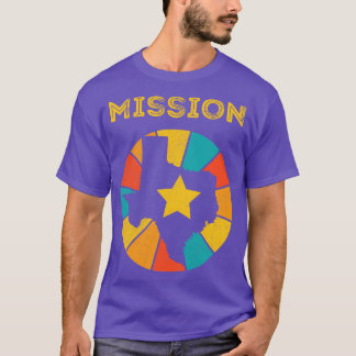 Mission Texas Vintag gestresstes Souvenir 1 T-Shirt