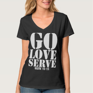 Mission Trip Go Liebe Christlich Bibelverse T-Shirt