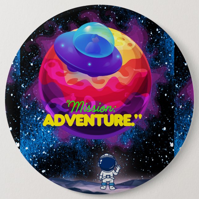 MISSION UND ABENTEUER BUTTON (Vorderseite)