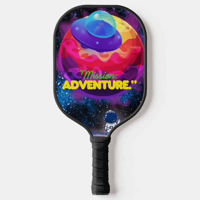 MISSION UND ABENTEUER PICKLEBALL SCHLÄGER (Vorderseite)