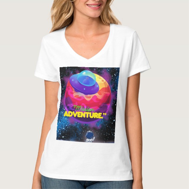 MISSION UND ABENTEUER T-Shirt (Vorderseite)