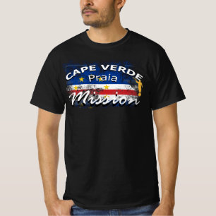 Mission von Kap Verde Praia Mormon LDS T-Shirt