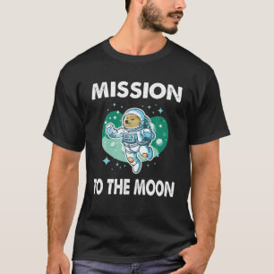 Mission zum Mond Doge-1 Funny Doge Krypto T-Shirt