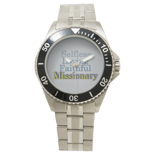 Missionar liebend treu armbanduhr (Vorderseite)