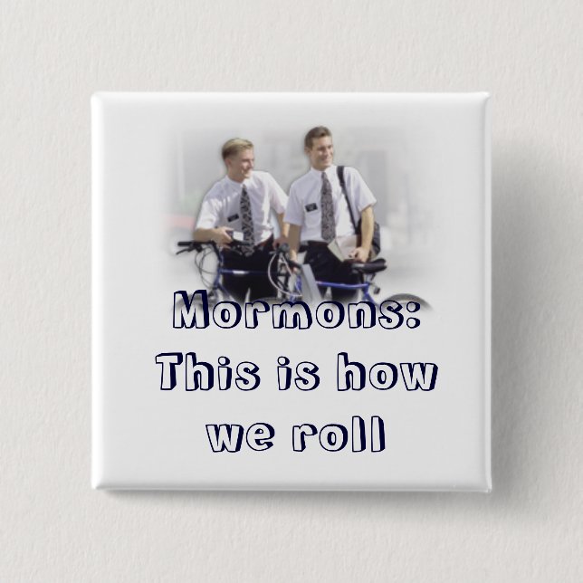Missionar, Mormonen Button (Vorderseite)