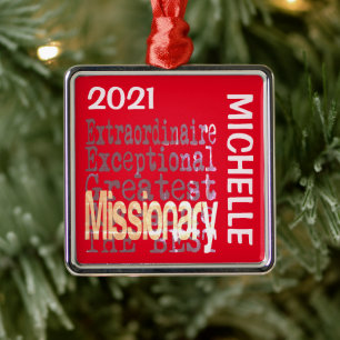 Missionary Außerordentliche CUSTOM Ornament Aus Metall