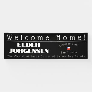 Missionary Welcome Zuhause Custom Banner Homecomin