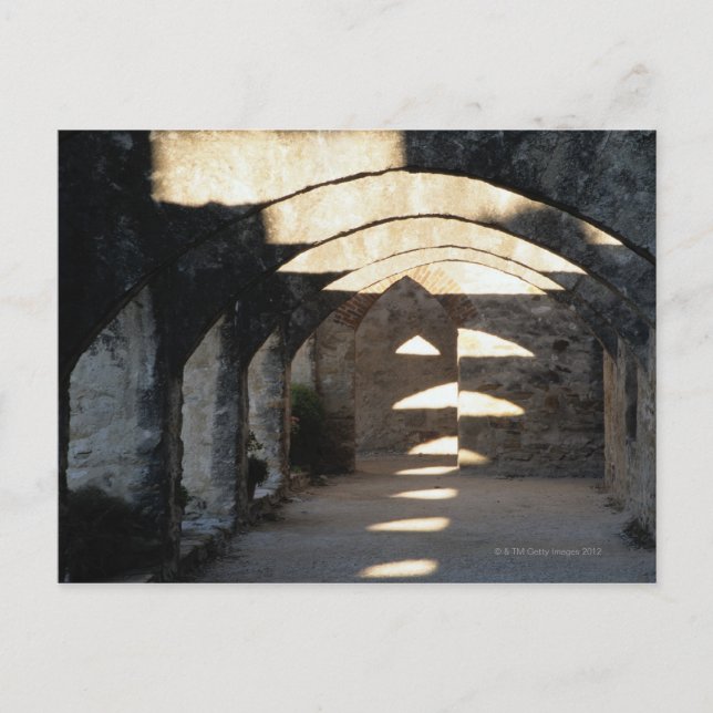 Missionen von San Antonio Postkarte (Vorderseite)