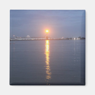 Mississipi River Sunrise Magnet