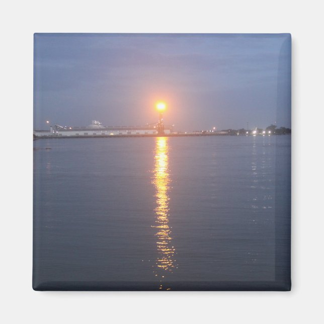 Mississipi River Sunrise Magnet (Vorne)