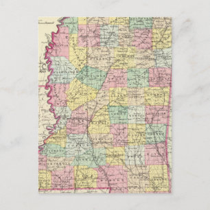 Mississippi 10 postkarte