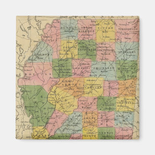 Mississippi 6 magnet