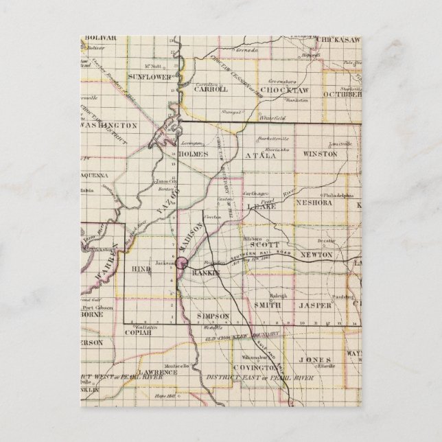 Mississippi 8 postkarte (Vorderseite)