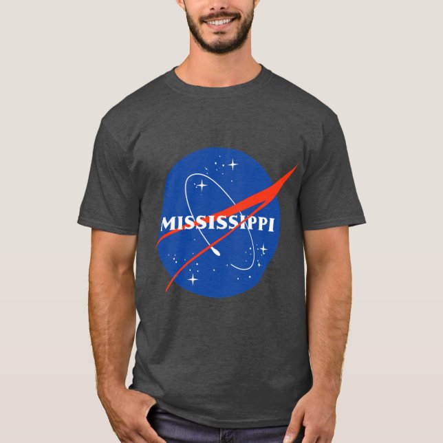 Mississippi Astronaut Oversized T-Shirt (Vorderseite)