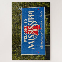 Mississippi Begrüßungszeichen Puzzle