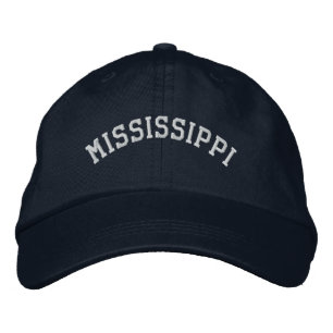 Mississippi bestickt Basic Cap Navy Bestickte Kappe