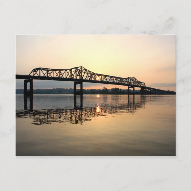 Mississippi-Brücke Postkarte (Vorderseite)