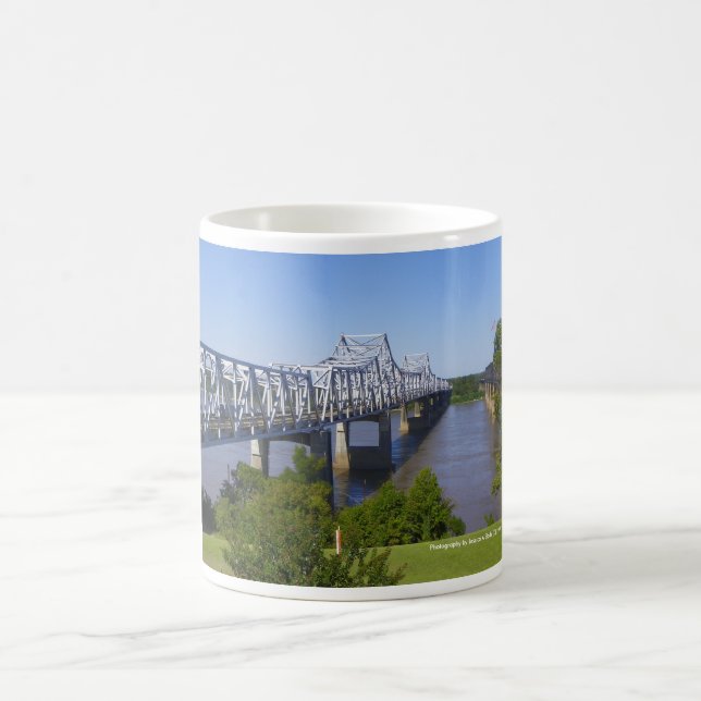 Mississippi-Brücken-Tasse Kaffeetasse (Mittel)