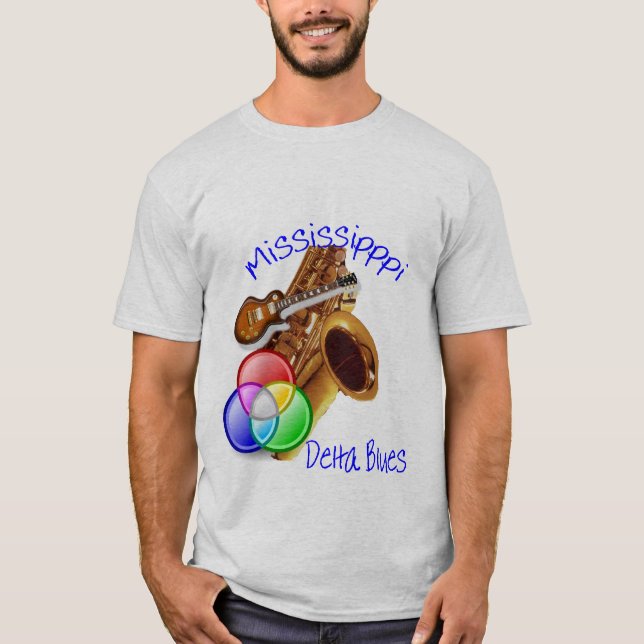 Mississippi Delta Blues T-Shirt (Vorderseite)