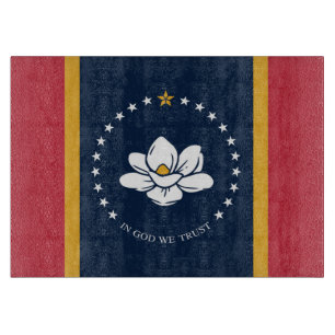 Mississippi Flag 2020 Neu Schneidebrett