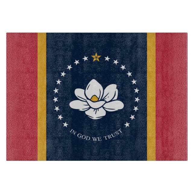 Mississippi Flag 2020 Neu Schneidebrett (Vorderseite)