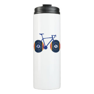 Mississippi Flag Cycling Thermosbecher