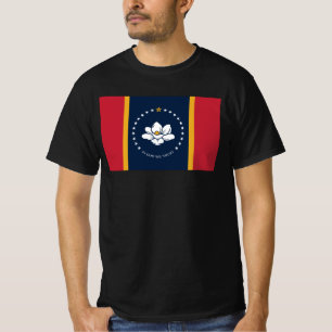 Mississippi-Flagge - Neue Magnolien-Flagge T-Shirt