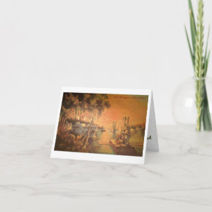 Mississippi Fluss Danke Karte