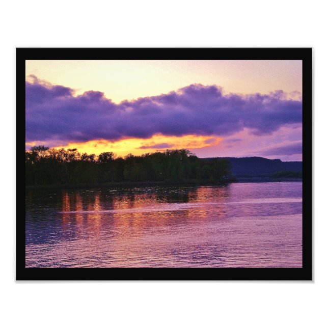 Mississippi-Fluss Fotodruck (Vorne)