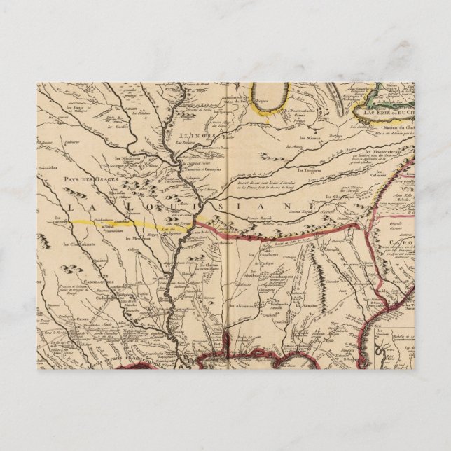 Mississippi-Fluss Postkarte (Vorderseite)