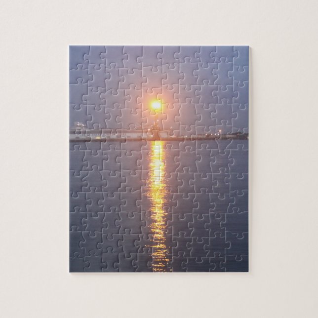 Mississippi Fluss Sunrise Jigsaw Puzzle (Vertikal)