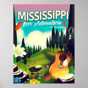 Mississippi für Abenteuer Poster