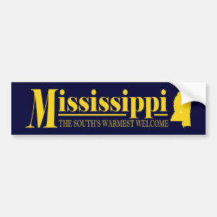 Mississippi Gold Autoaufkleber