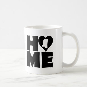Mississippi Home Heart State Becher oder Reisebech Tasse